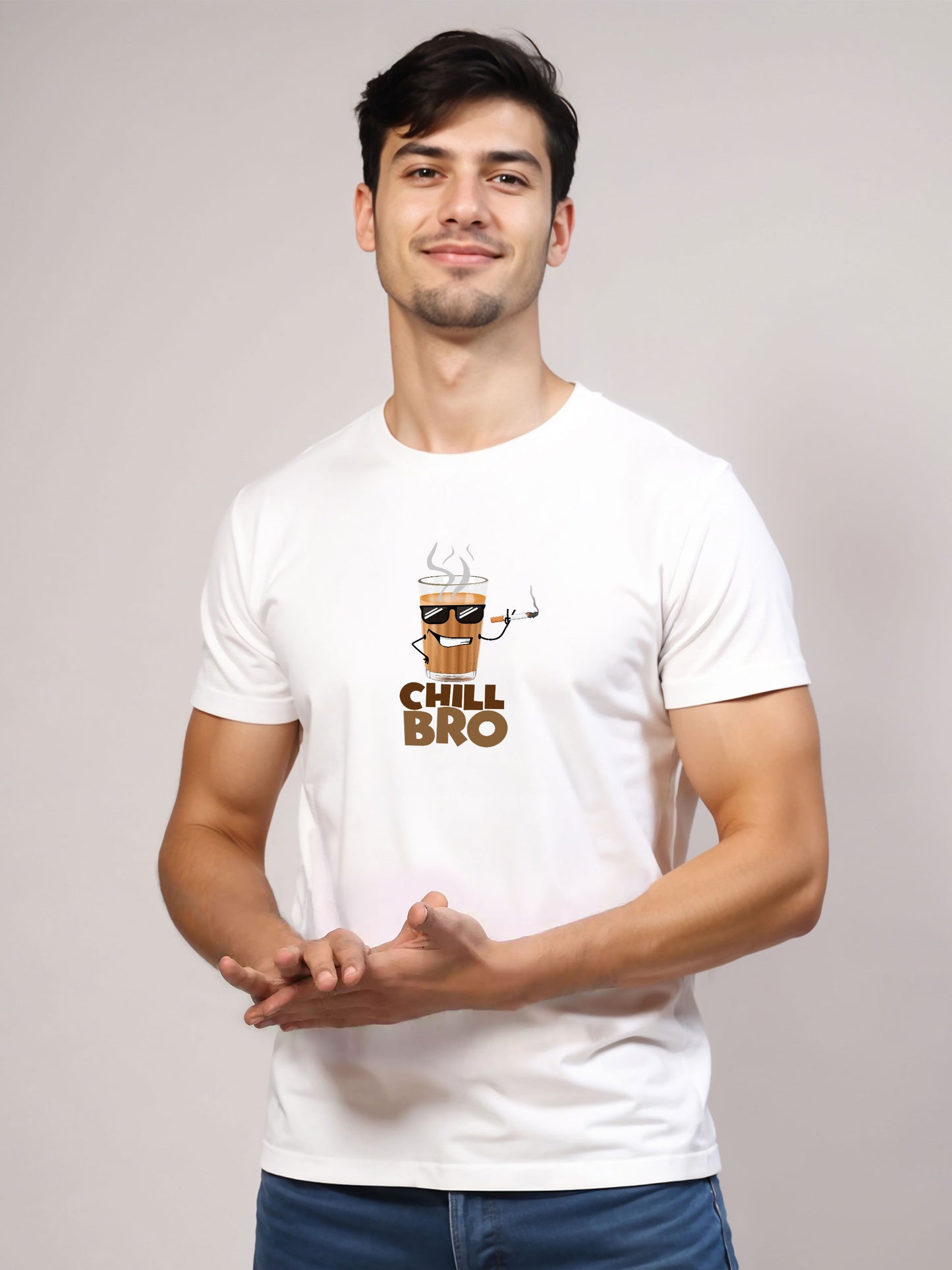 Chai Lover - Crokemon Classic Graphic Printed White T-shirt