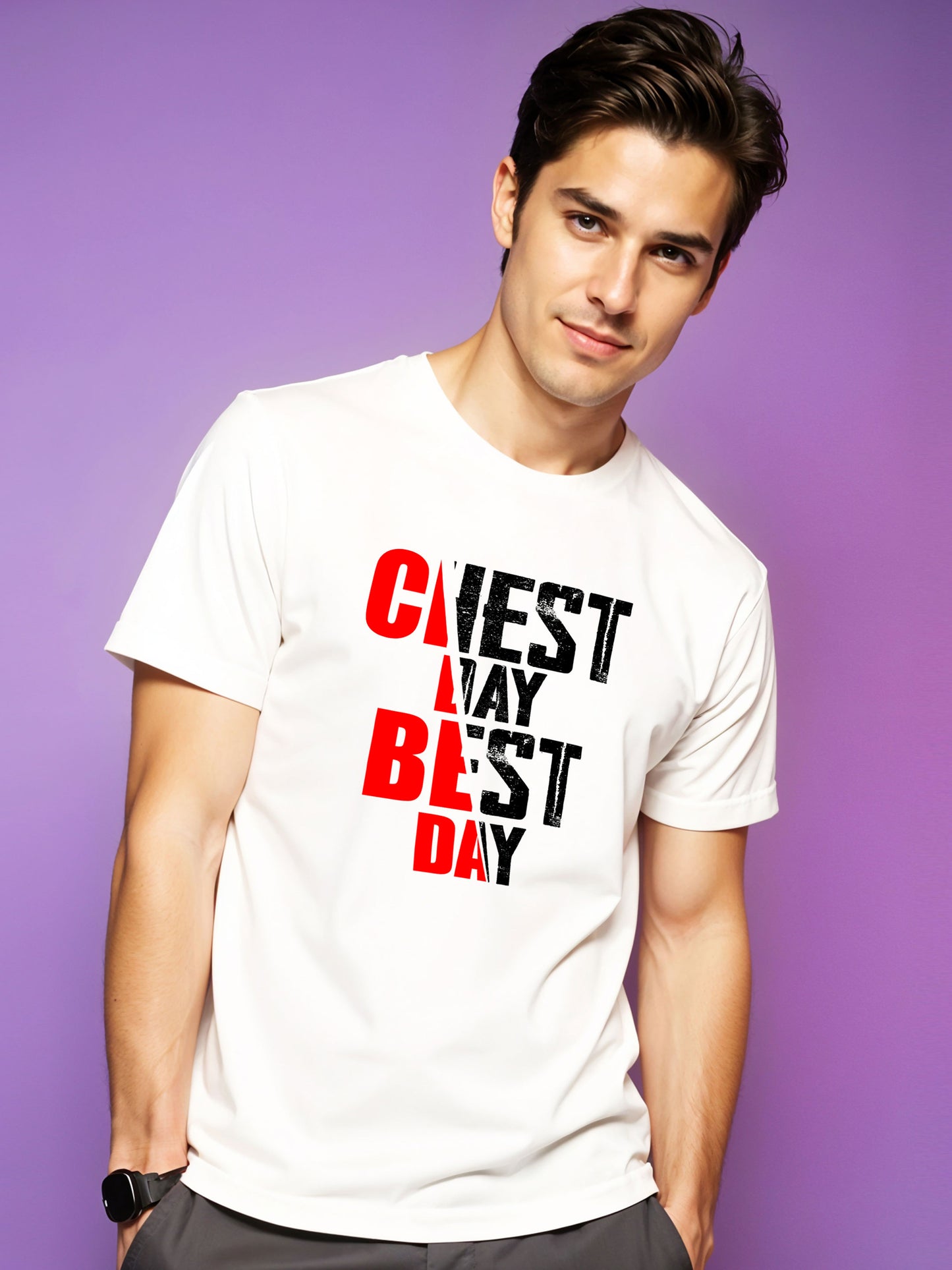 Chest Day Best Day - Crokemon Classic Gym Graphic Printed White T-shirt