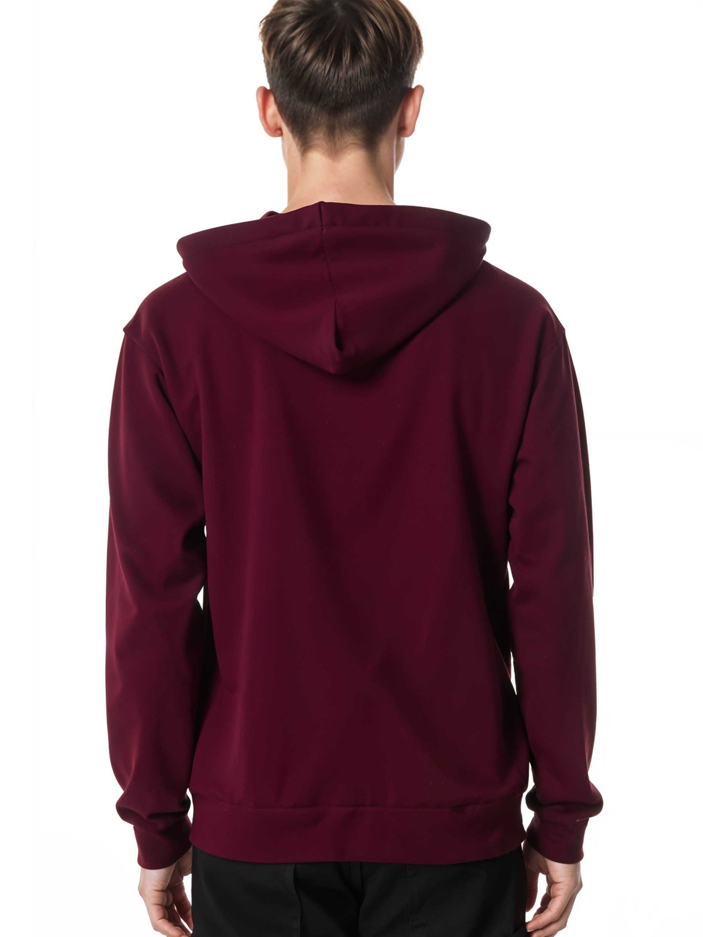 Befikar- Crokemon Classic Graphic Printed Maroon Hooded Sweatshirt