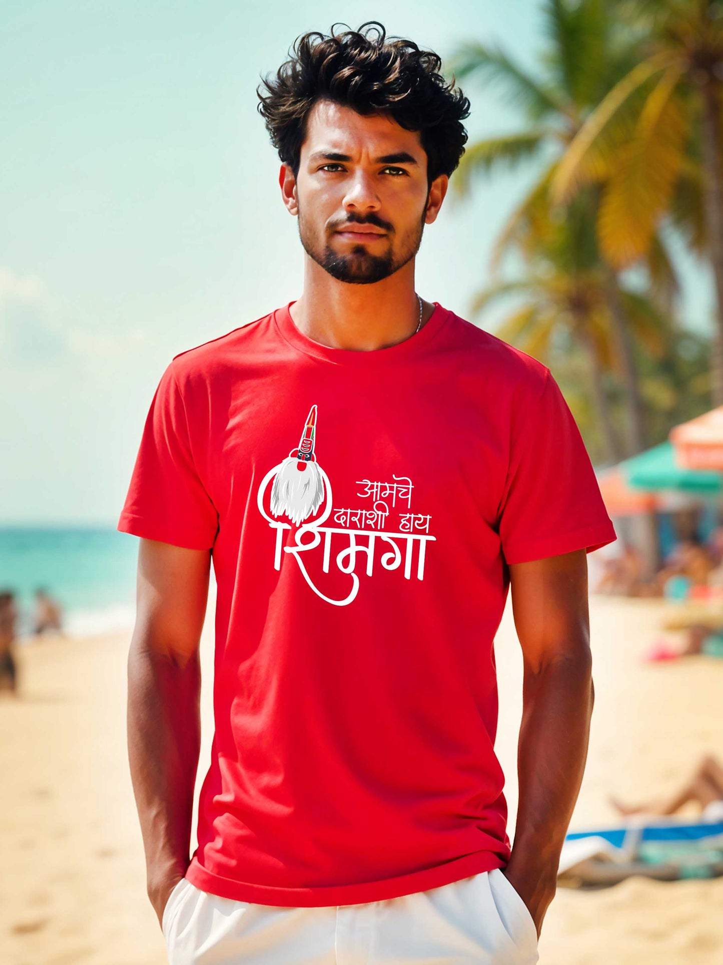 Shimga - Crokemon Classic Marathi Graphic Printed Red T-shirt